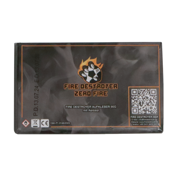 Fire Destroyer nalepnica - aerosol tip S